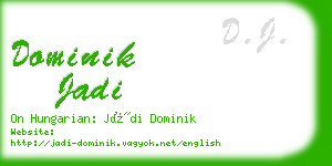dominik jadi business card
